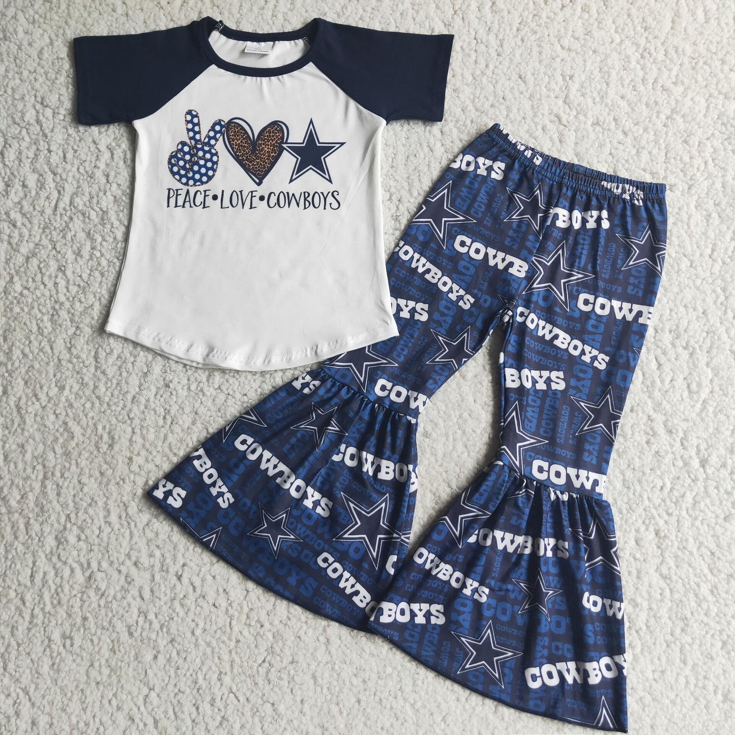 Cowboys Blue girl outfits