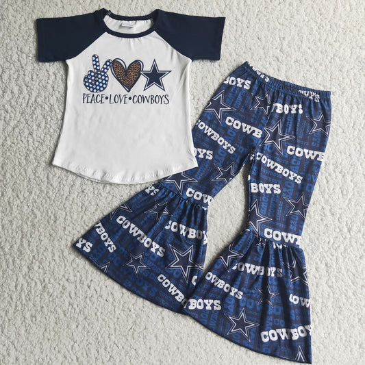 Cowboys Blue girl outfits