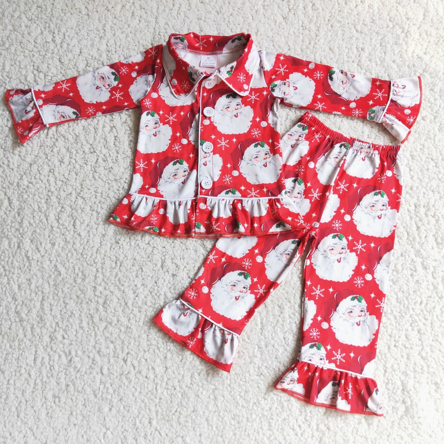 Santa Claus girls pajamas