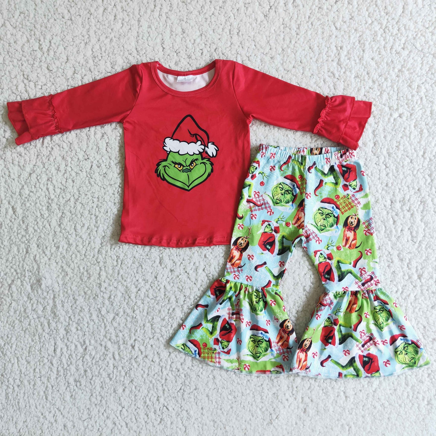 red christmas girls set