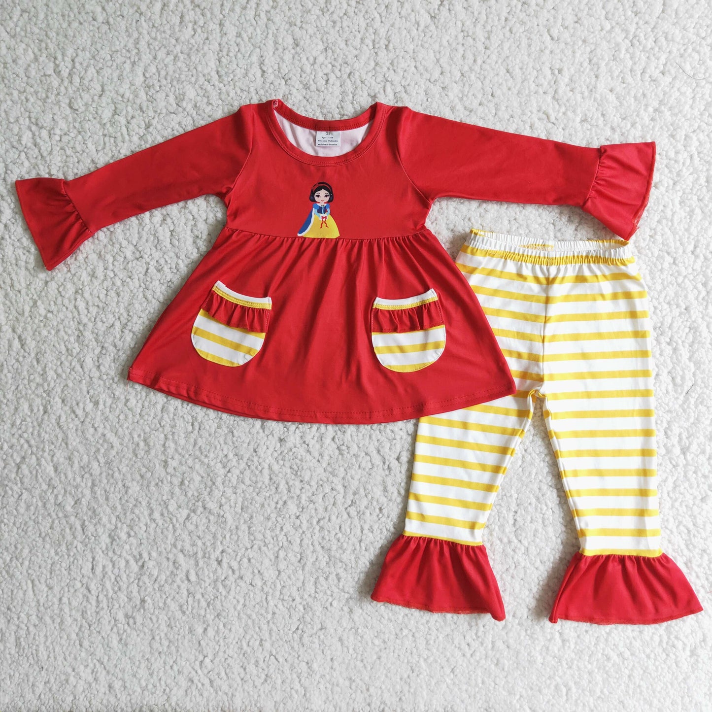 beautiful girl Princess red outfits