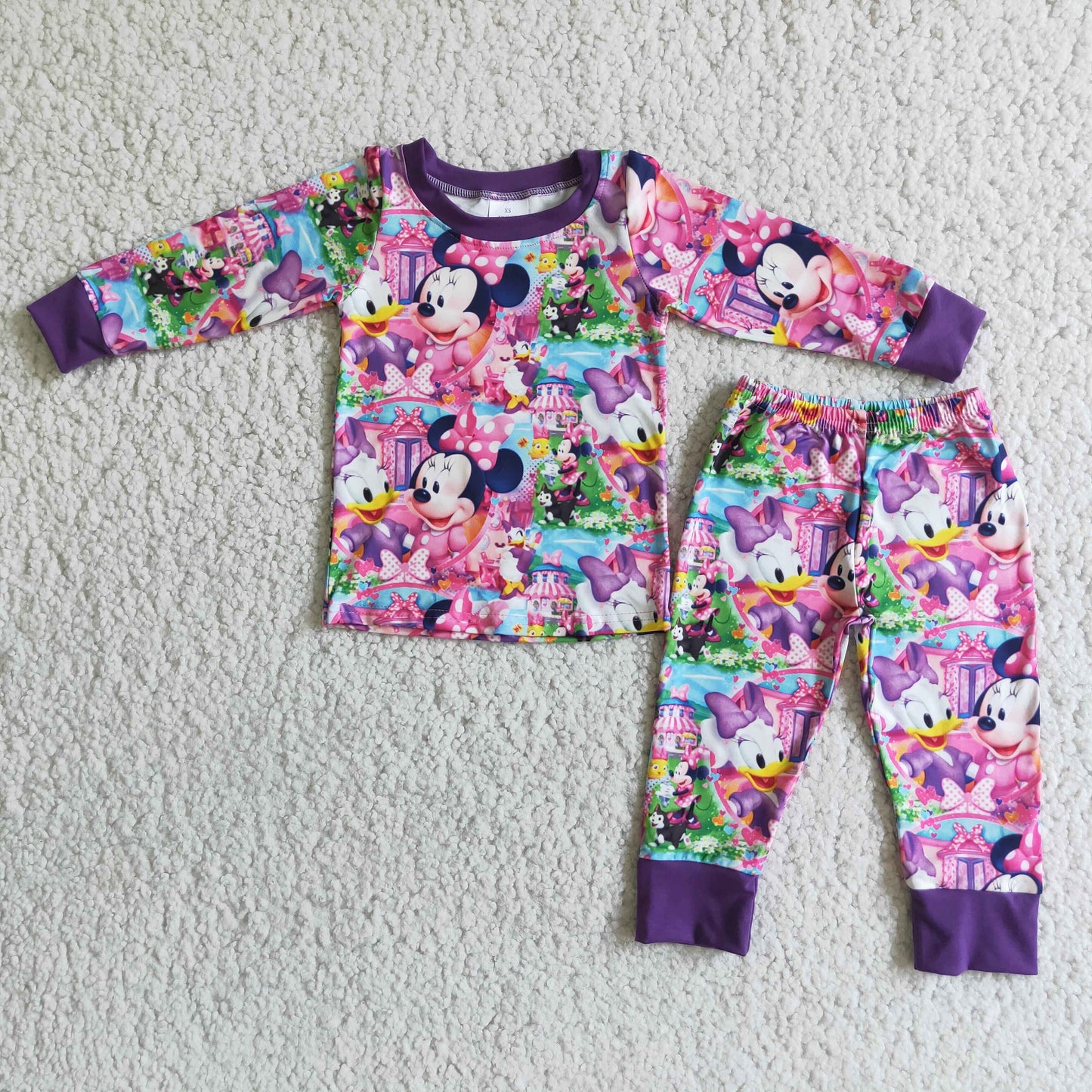 Purple cartoon paj