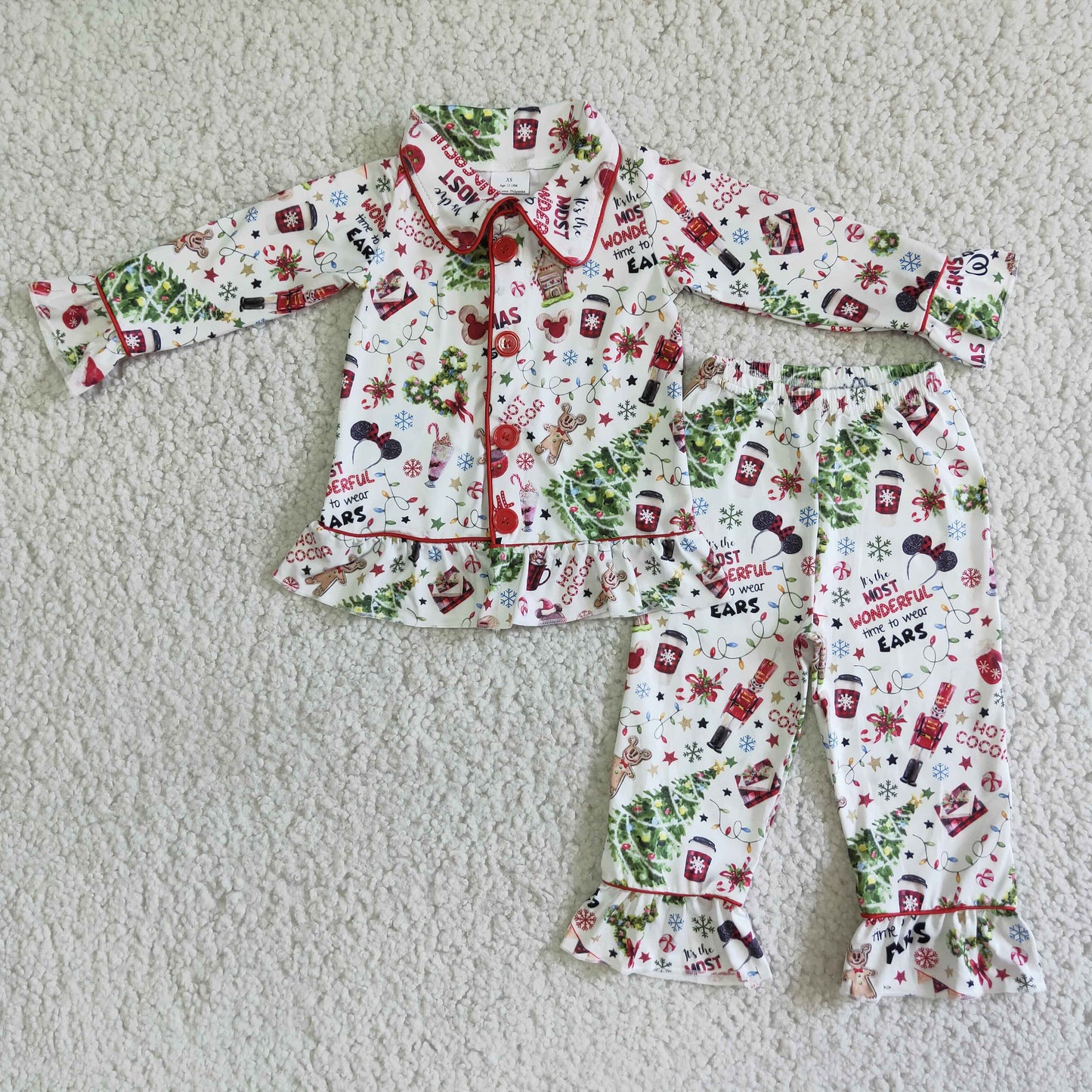 girls Christmas Boutique Pajamas