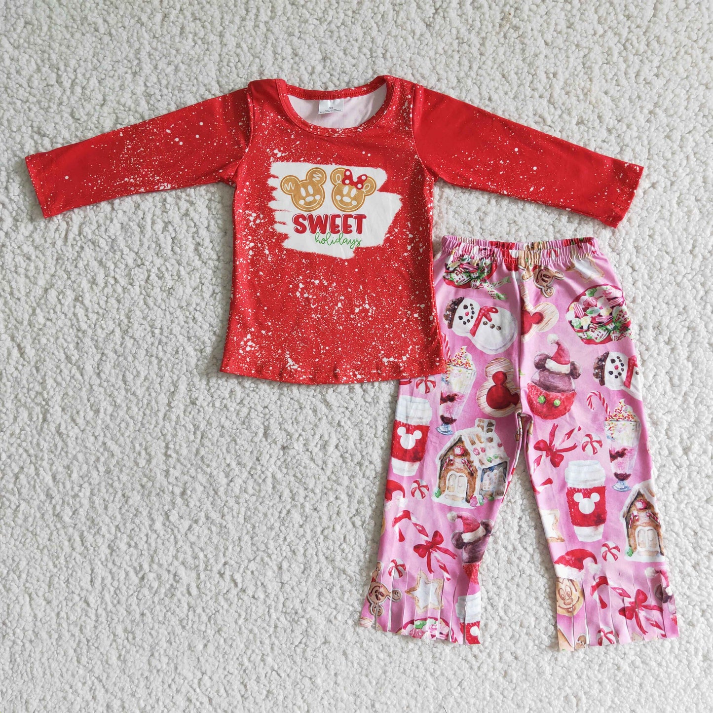 Christmas ginger girl suit
