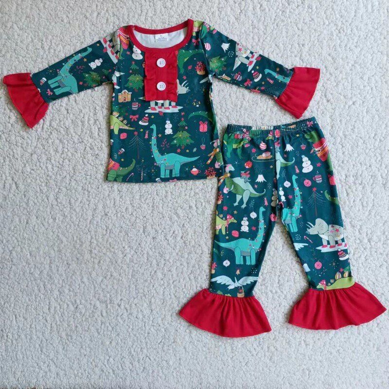 Girl dinosaur pajamas