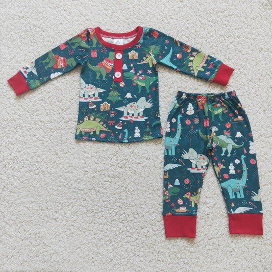 boy dinosaur pajamas