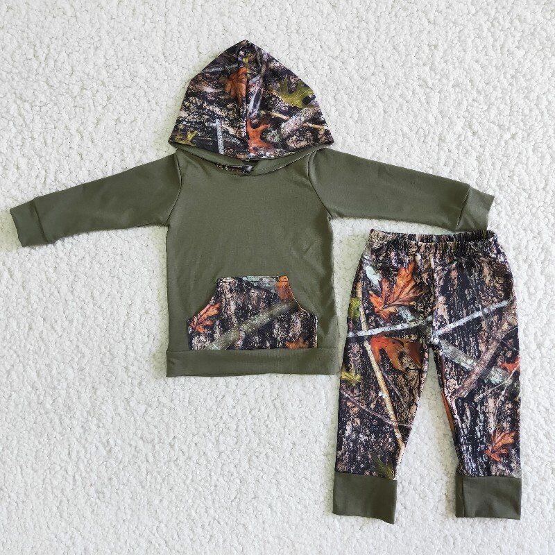 boy camo Jogger Outfit