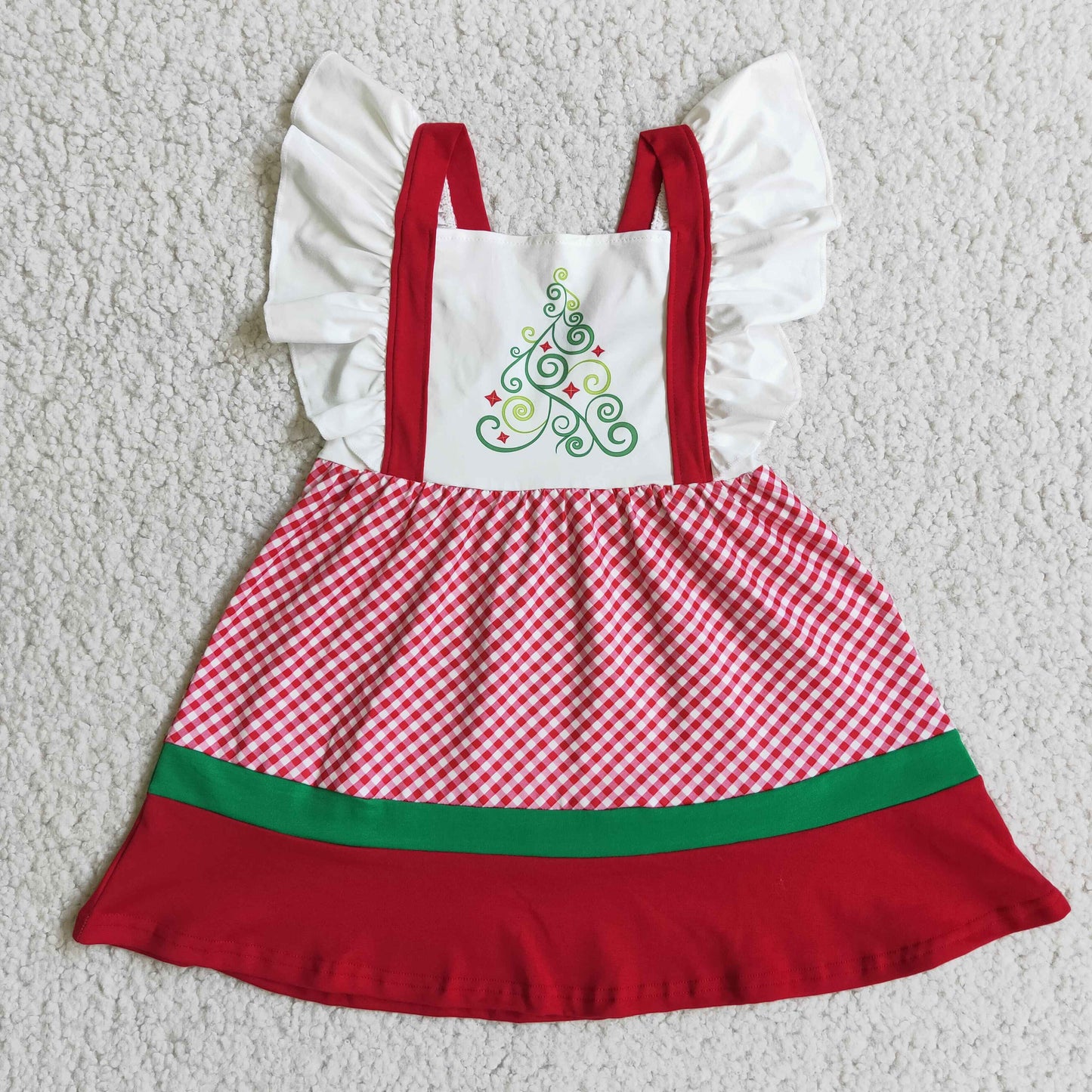 red boutique girl skirt