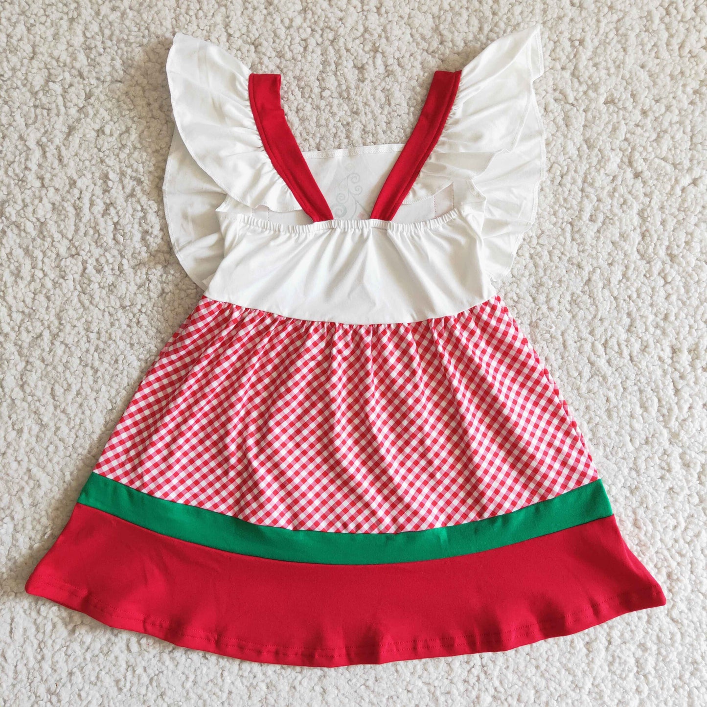 red boutique girl skirt