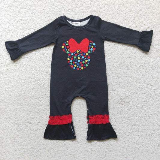 balck girls romper