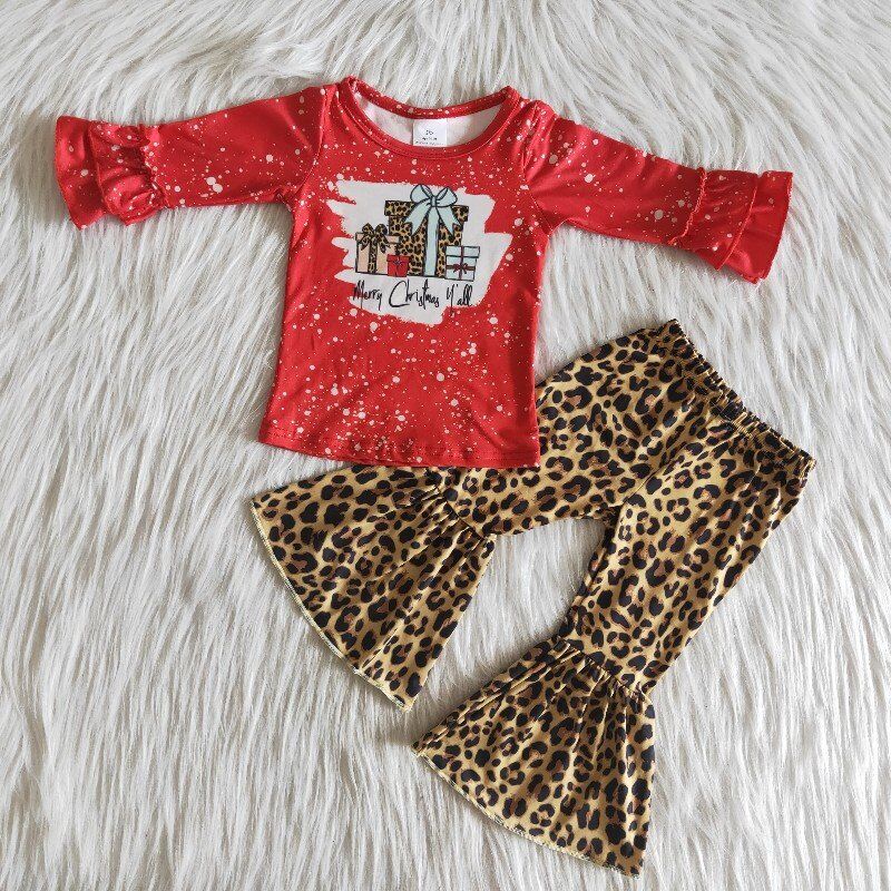 red gift leopard christmas outfits