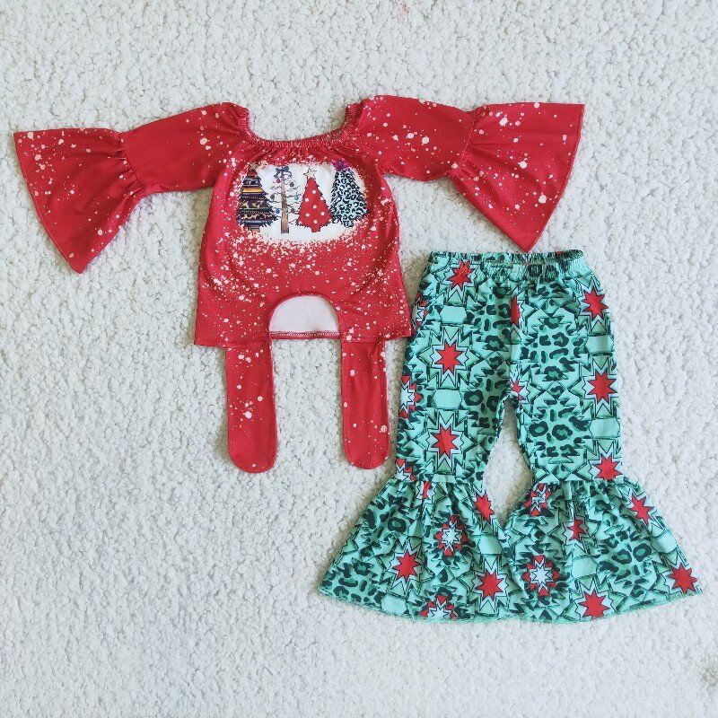 green tree christmas outfits