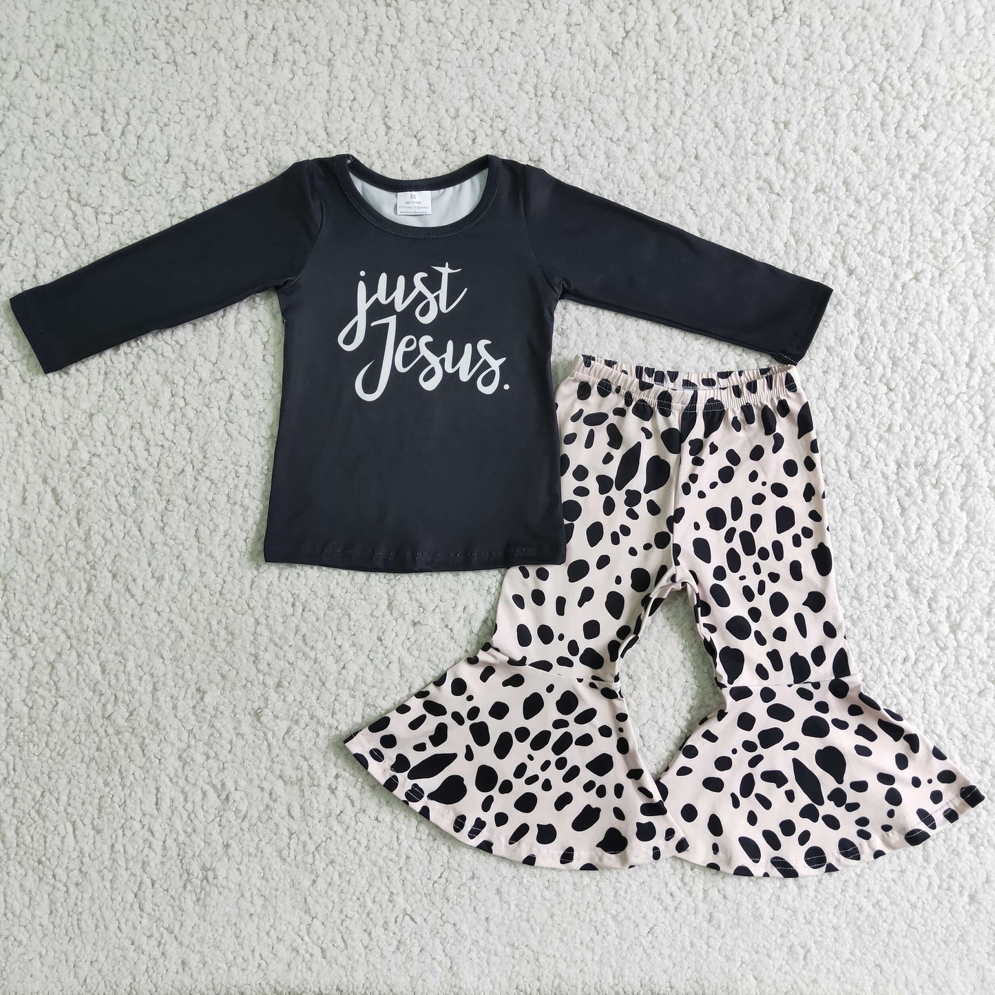 JUST JESUS Leopard black Boutique girl outfits