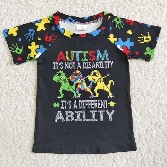 AUTISM black boy shirt