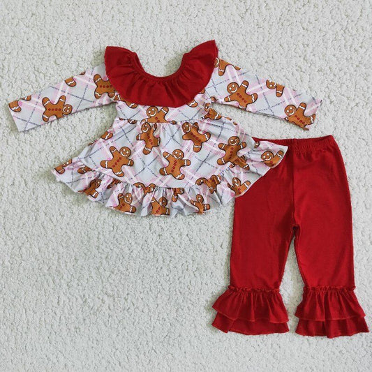 fall outfits Red gingerbread girl suit