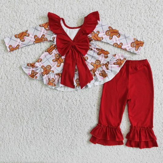 fall outfits Red gingerbread girl suit