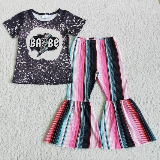 stripe BABE Boutique girl outfits