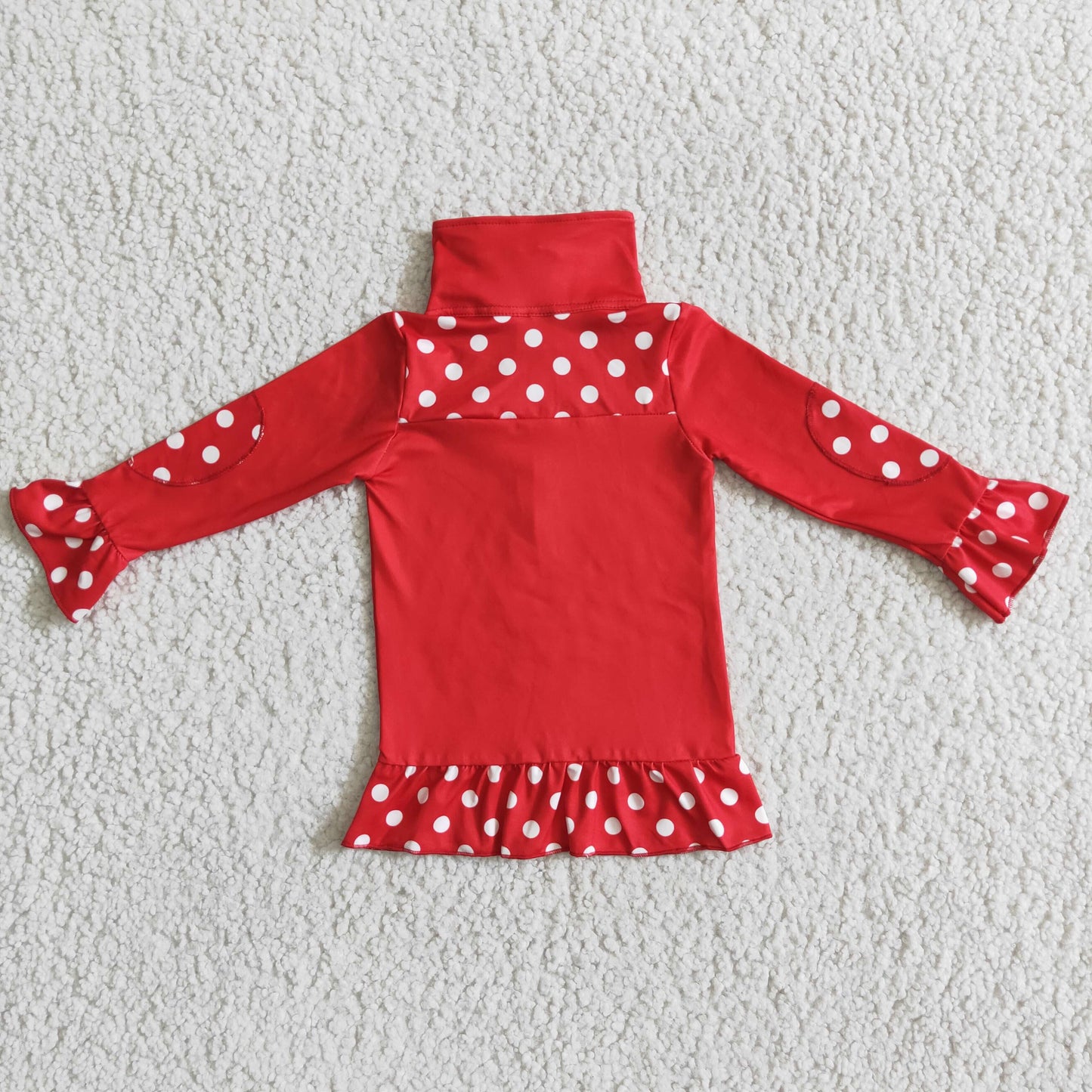 red Mickey mouse girls coat
