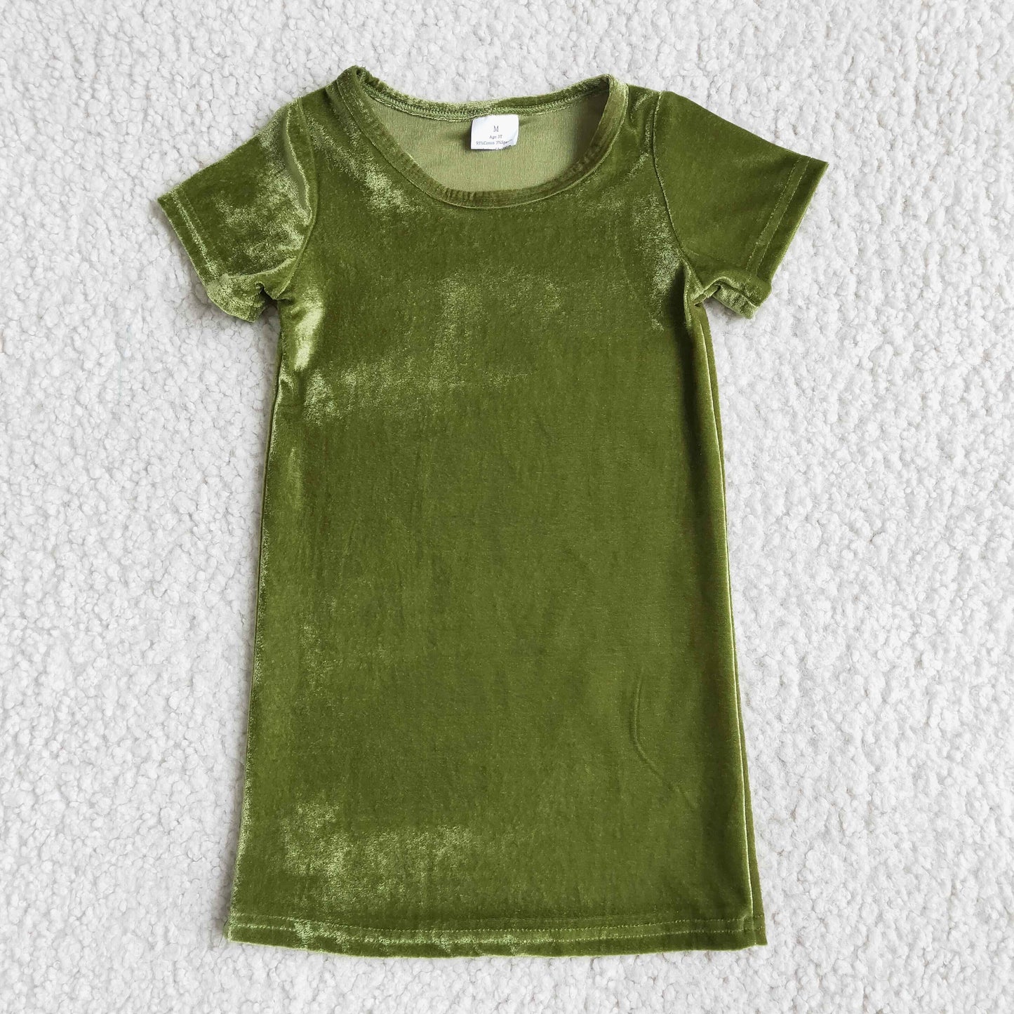 green velvet dress