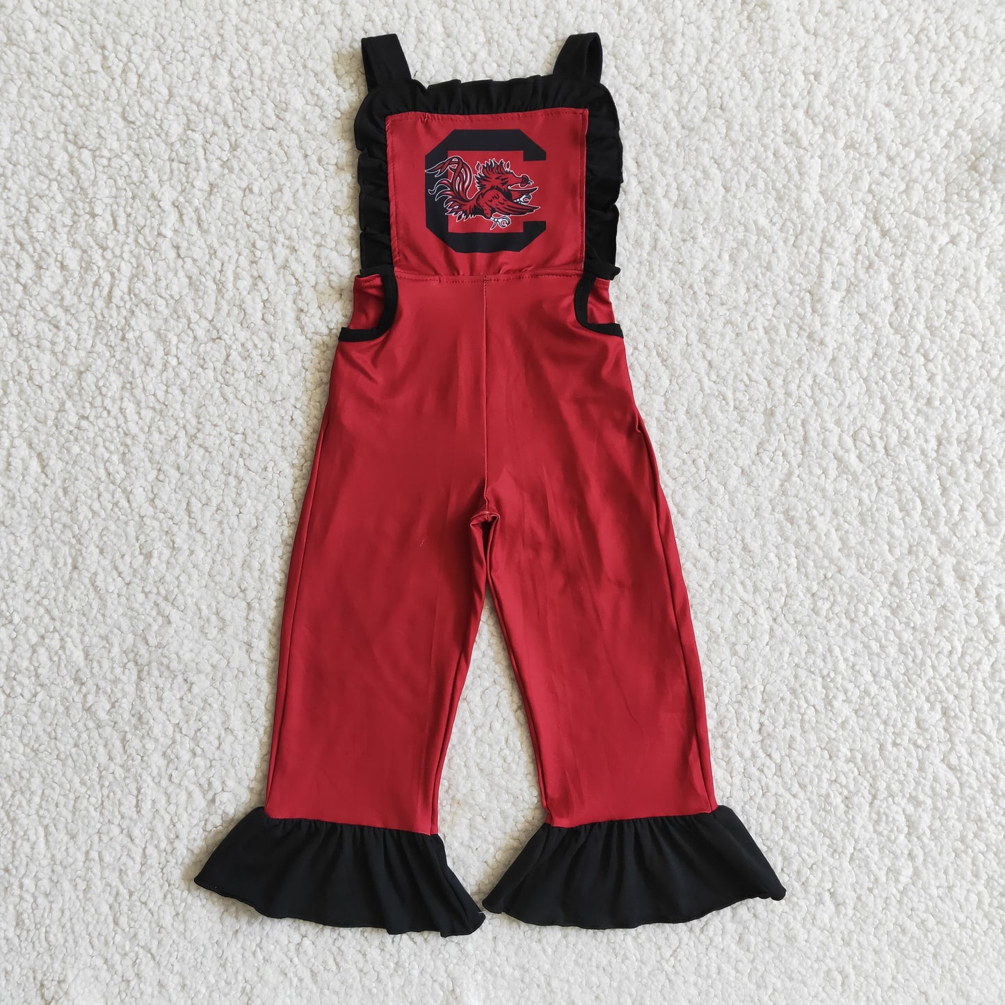 red romper