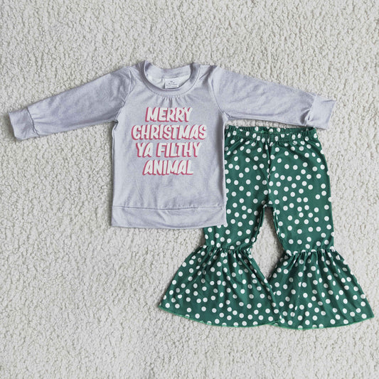 MERRY CHRISTMAS YA FILTHY ANIMAL Boutique girl outfits