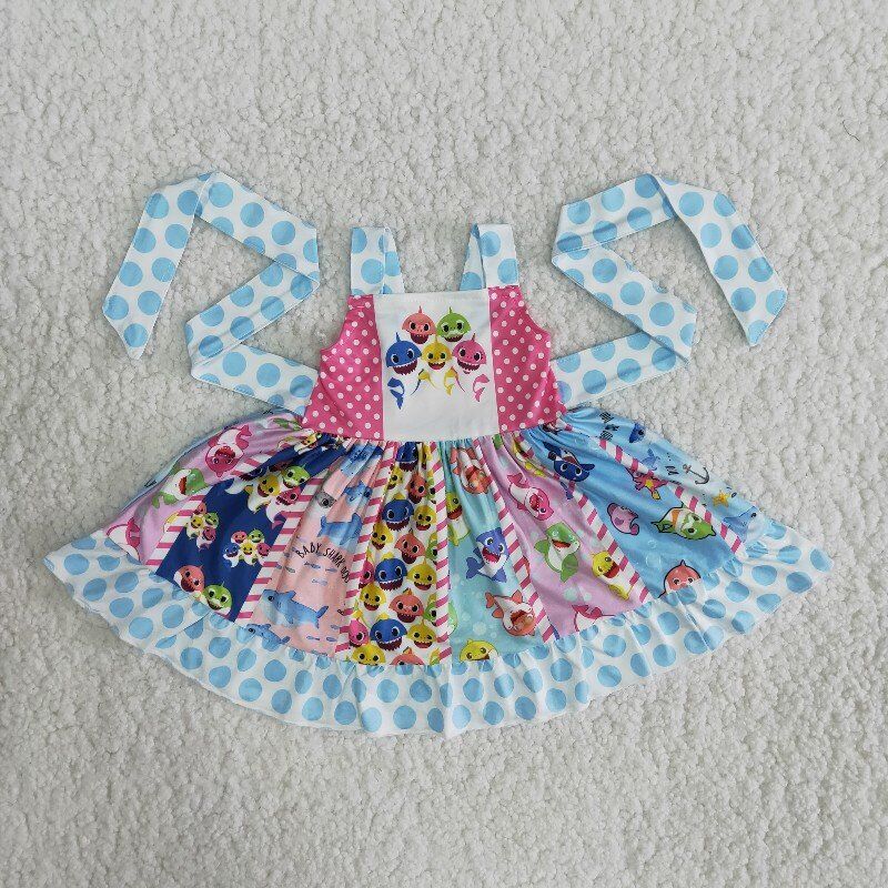 cute shark big dress