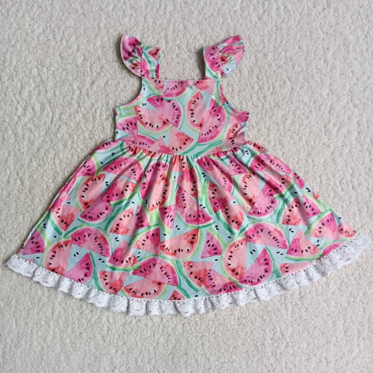 watermelon pink big skirt