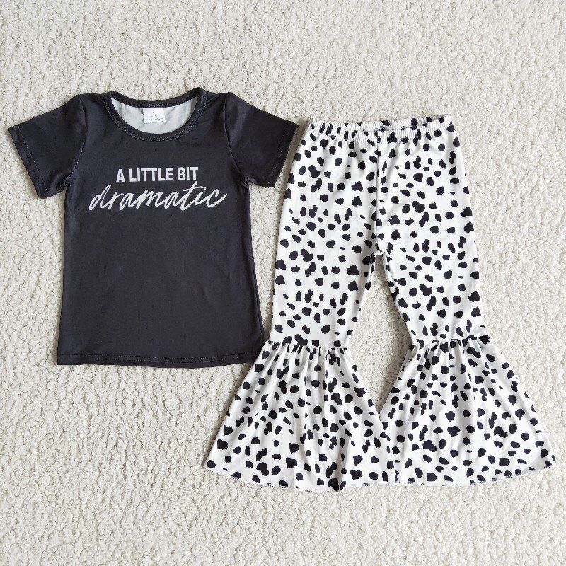 Leopard black cow girl outfits (restock )