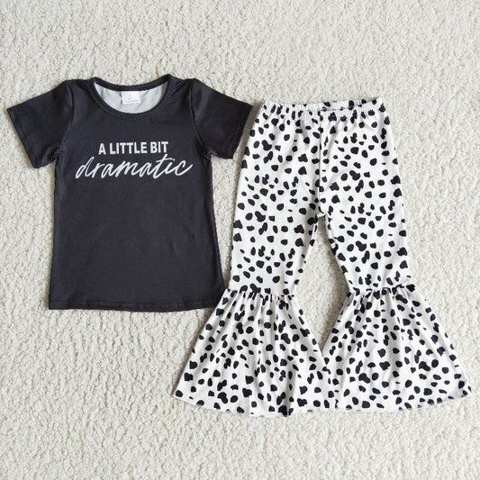 Leopard black cow girl outfits (restock )
