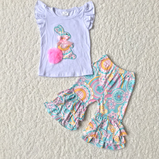 Easter Embroidery rabbit outfits