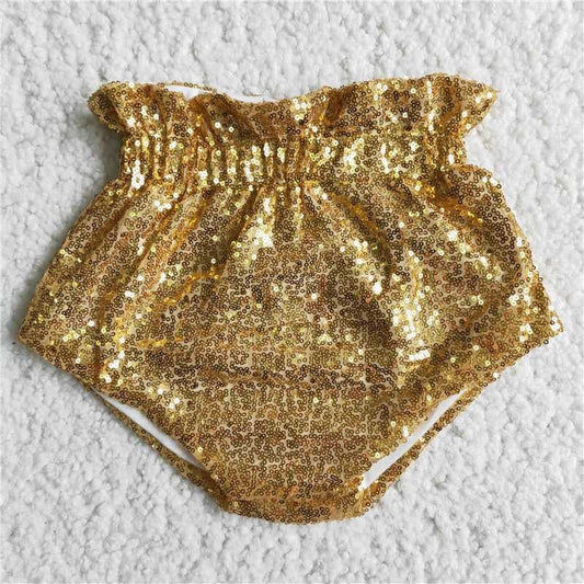 Baby gold Sequins Bloomers