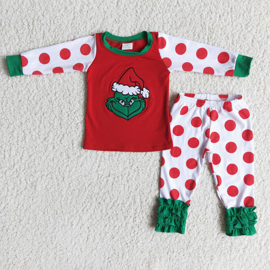 Red dots cartoon Boutique Pajamas