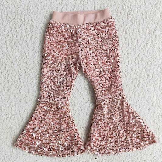 Sequined bell pants