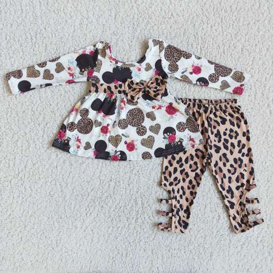 Valentine's Day Leopard pants set