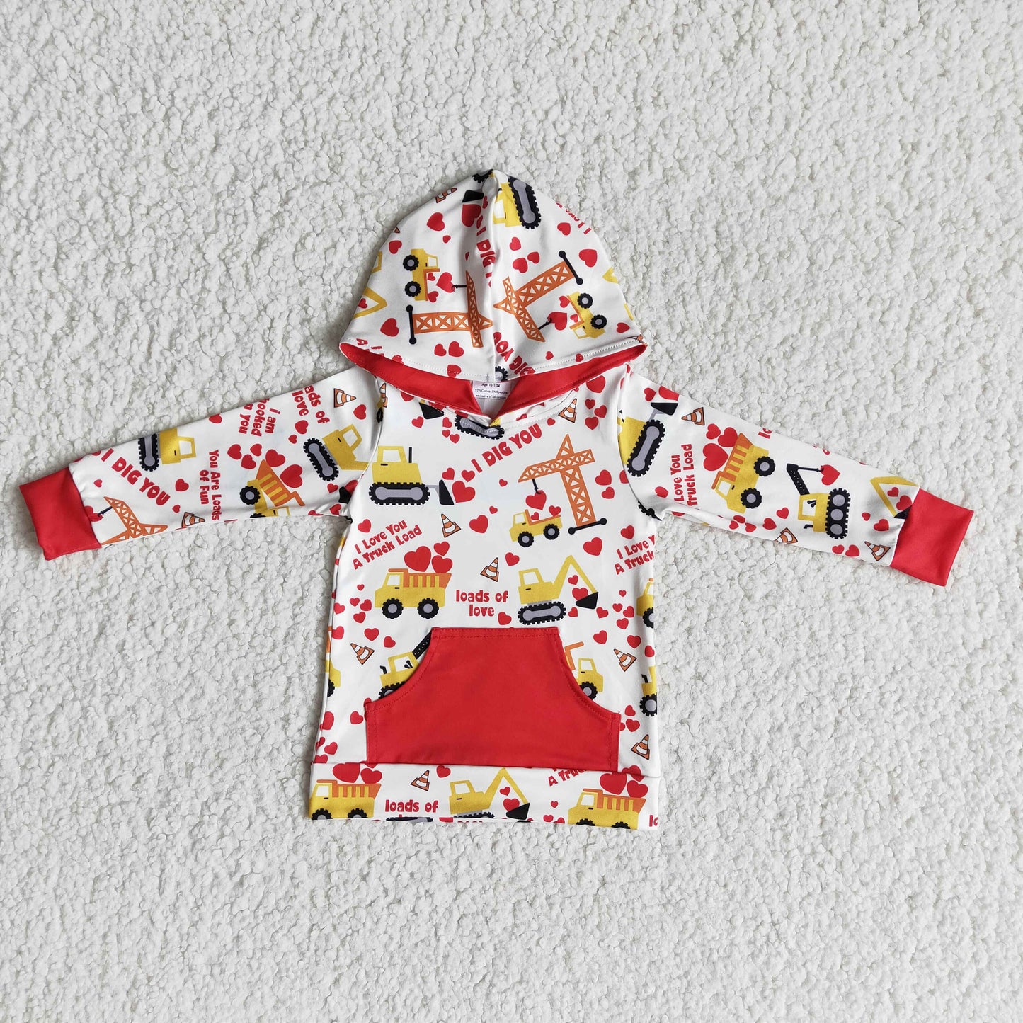 Valentine's day car Hoodie