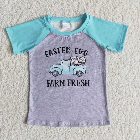 Easter set boy short shirt