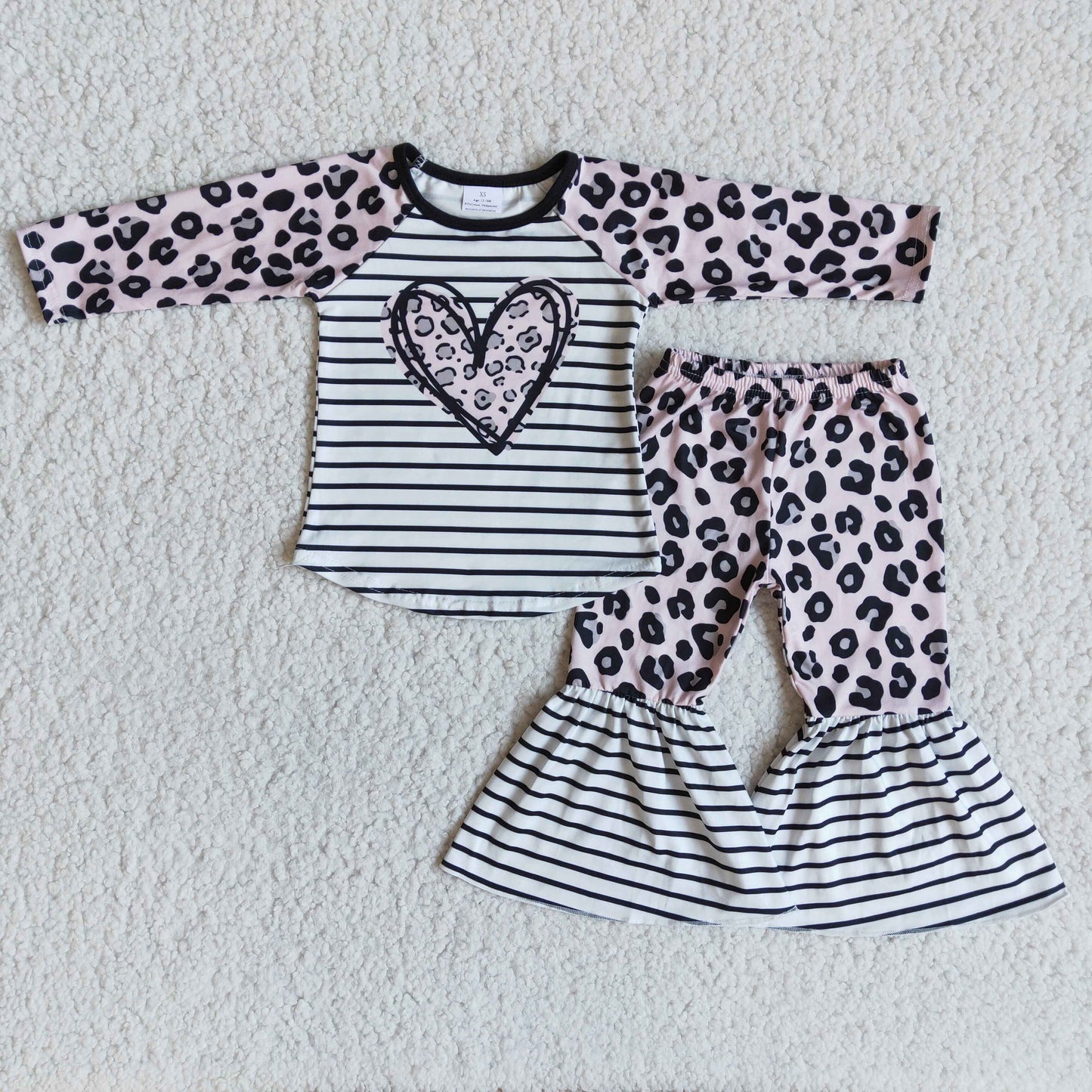 black Leopard Happly Valentine's Day Set