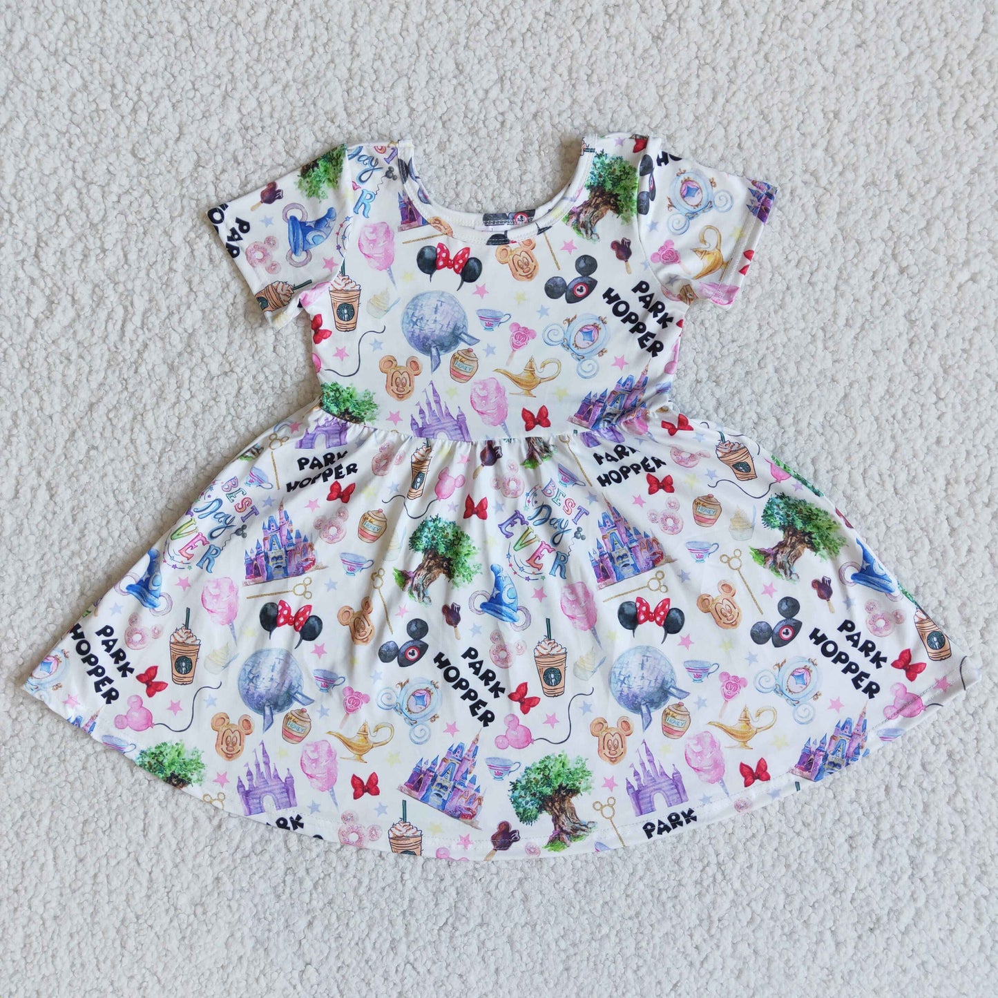 Summer cartoon big dress