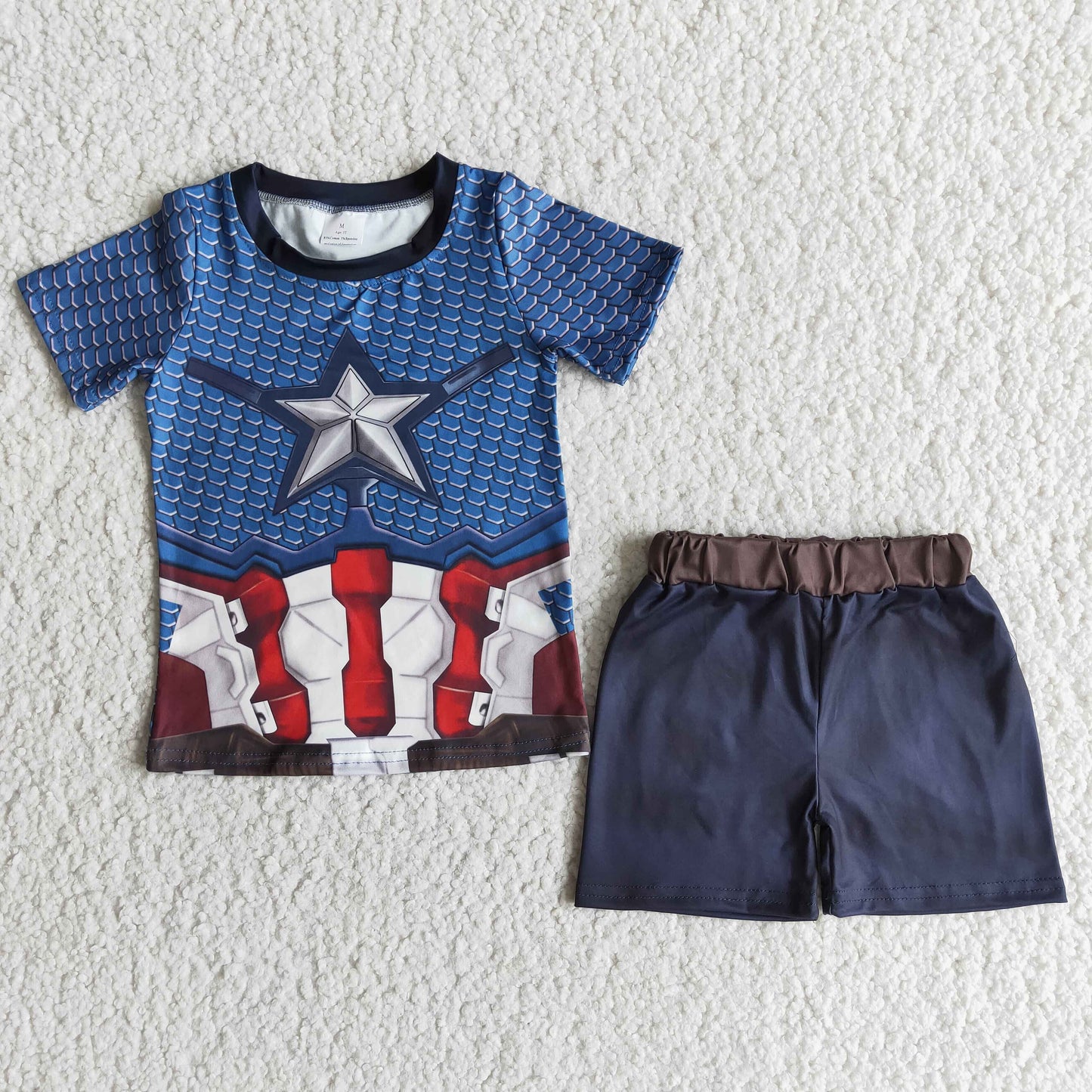 Boy set summer Black Cartoon