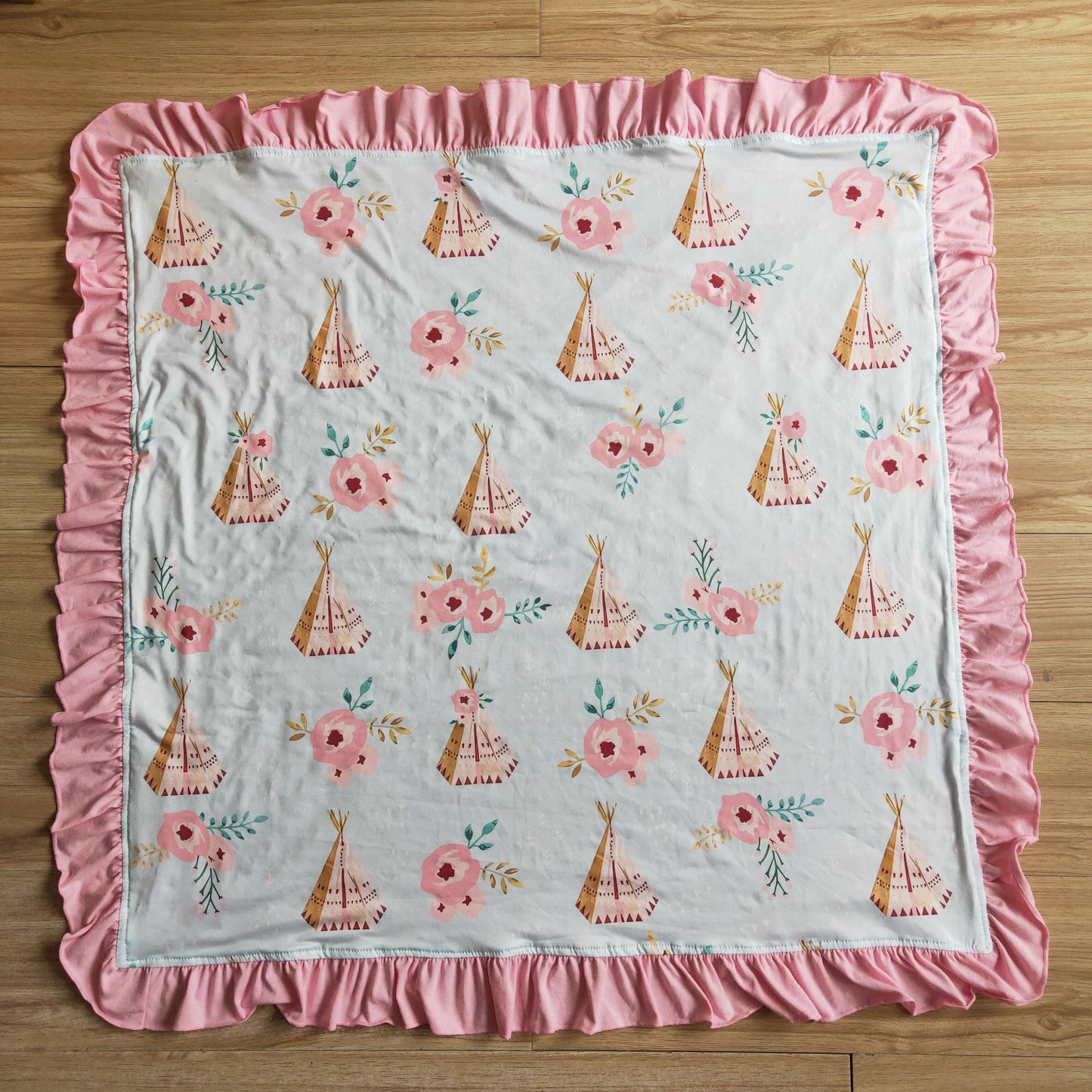 pink flowers Blanket