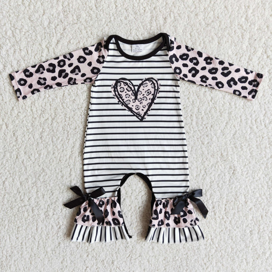 VALENTINE S DAY love girls romper