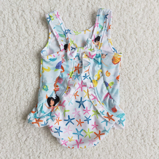 cute cartoon girls summer Swimsuit
