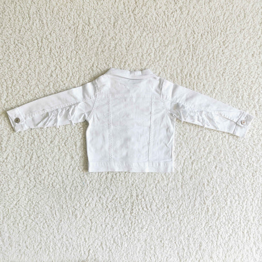 White denim jacket