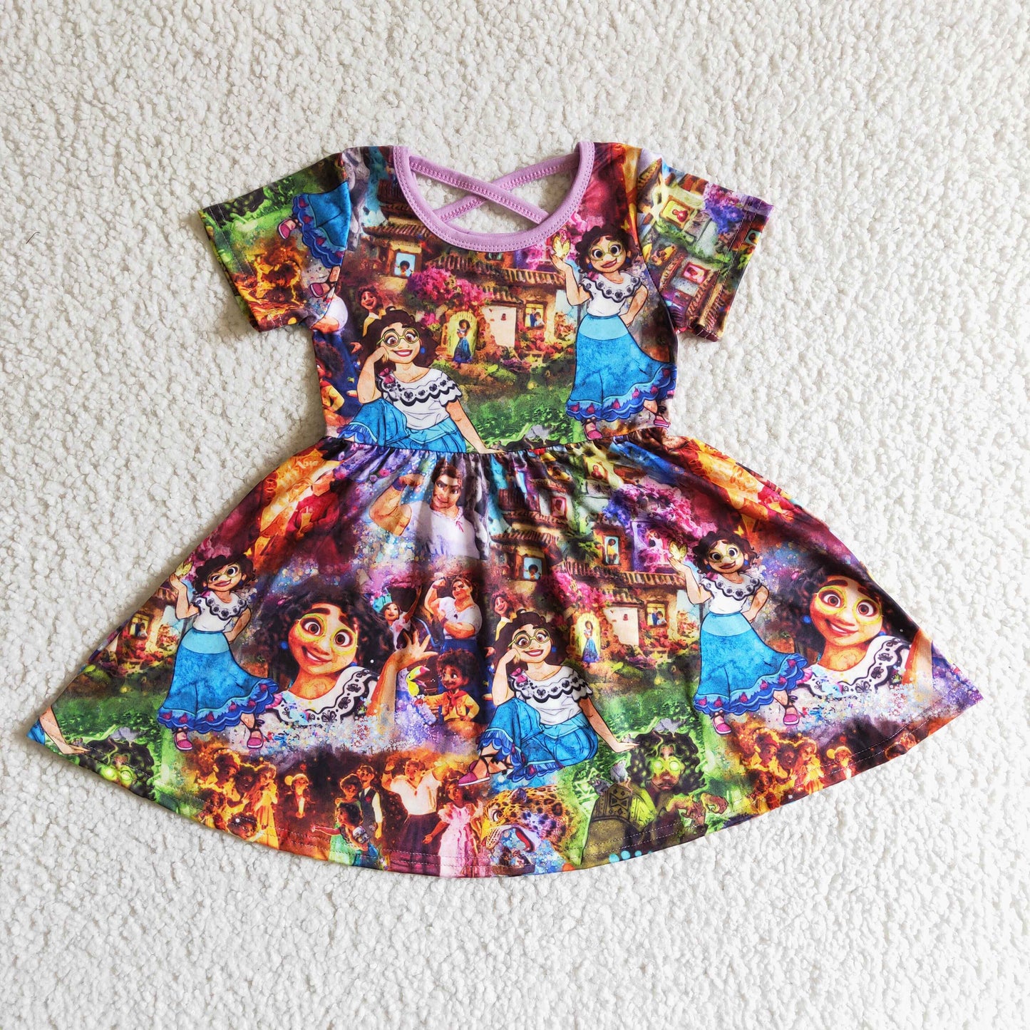 girls cartoon big dress