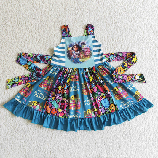 Cartoons Blue Twirl Dress dress