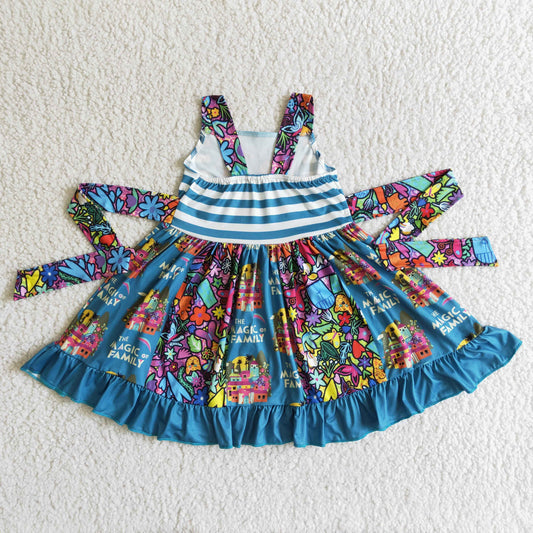 Cartoons Blue Twirl Dress dress