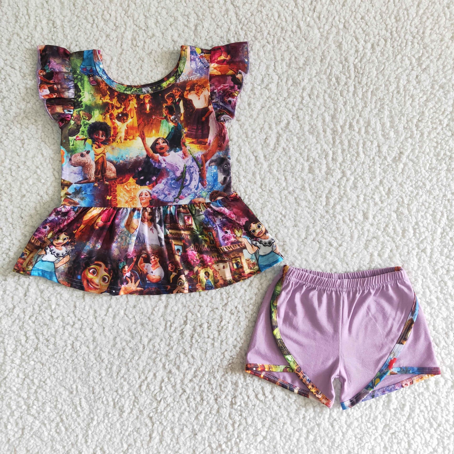 Cartoon girls summer set