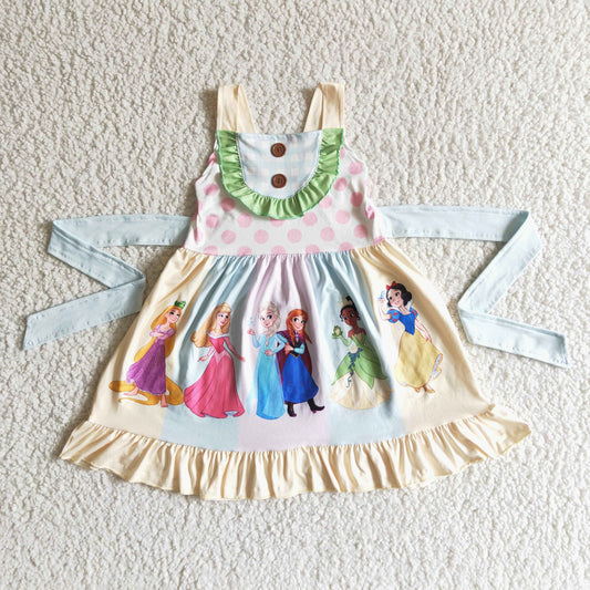 Cartoon girls Twirl Dress