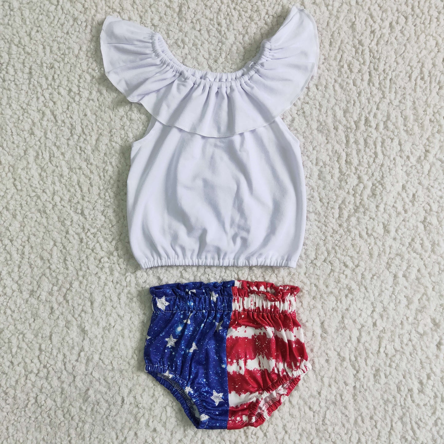 JULY OF 4TH girls set Bummies