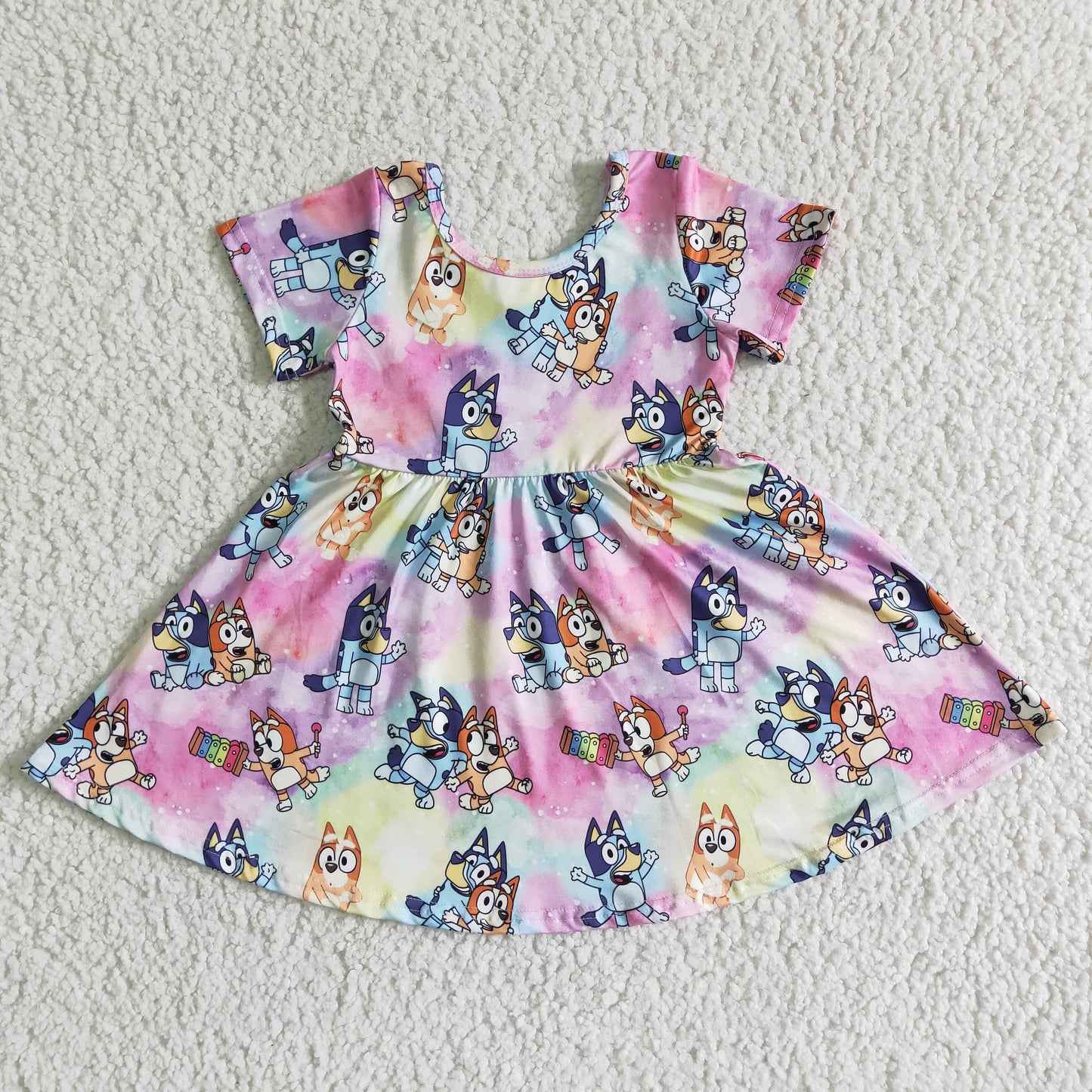 cartoon dog big dress